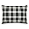 thumbnail image 2 of Creative Products Harvest Buffalo Check Plaid Monogram 14x20 Spun Poly Pillow, 2 of 3