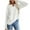 White, variant on Lenpel Long Sleeve Shirts for Women Loose Casual V Neck Solid Color Knitted Tunic Tops Trendy Fall Outfits