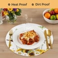 thumbnail image 4 of Pig Sunflower Western Round 13 Inch Placemats Set of 8, Farmhouse Daisy Garden Floral HeatResistant Non Slip Place Mats for Dining Table, Wipeable Braided Kitchen Table Mats for Housewarming, 4 of 9