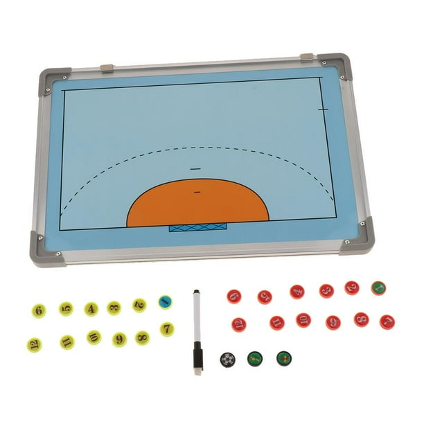 Tablero De Entrenamiento De Balonmano Estrategia Magnética Portapapeles s De Enseñanza A Prueba De Agua Equipo De Entrenador De Aluminio Soledad Tablero de entrenamiento de balonmano