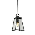 thumbnail image 2 of Abbott Medium Pendant in Black with Chrome Mesh Panels, 2 of 3