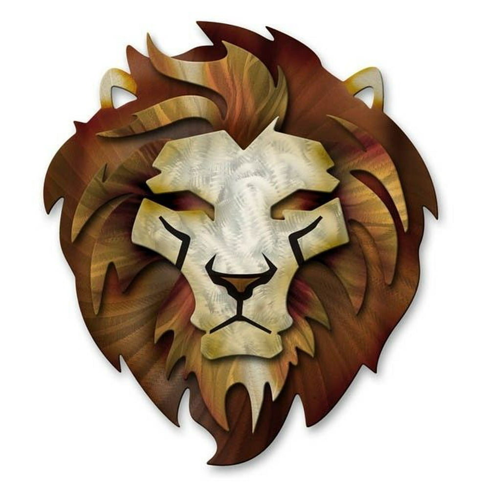 Details about Lion Metal Wall Sculpture Art Contemporary Home Decor Modern Wall Hanging