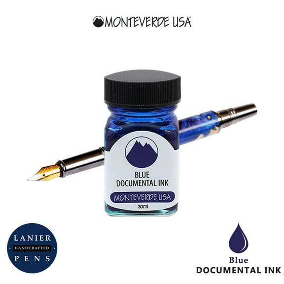 Monteverde Ink Bottle - Blue Documental