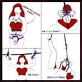 thumbnail image 3 of Cuerdas de sujeción para bondage BDSM - 3 cuerdas de algodón de 10 m para principiantes BDSM, cuerdas Shibari de 8 mm, kit de ataduras para bondage BDSM, juego fetichista SM, juguetes sexuales para m, 3 of 5