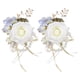 thumbnail image 1 of 2 Pcs Corsages de Flores Blancas para Muñeca para Boda Novia Novio Ceremonia Fiesta, 1 of 6