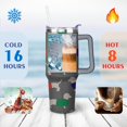 thumbnail image 4 of Cute Dog Design 40oz Tumbler with Handle - Double Wall Insulated Coffee Mug for Women - Dog Mom Gift Travel Cup with Straw, 4 of 7