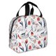 thumbnail image 2 of Easygdp Tulips Flowers Bolsa Térmica Premium - Tela Oxford Impermeable, Gran Capacidad, Bolsillo Frontal, Unisex para Trabajo, Escuela, Actividades al Aire Libre y Picnics, 2 of 7