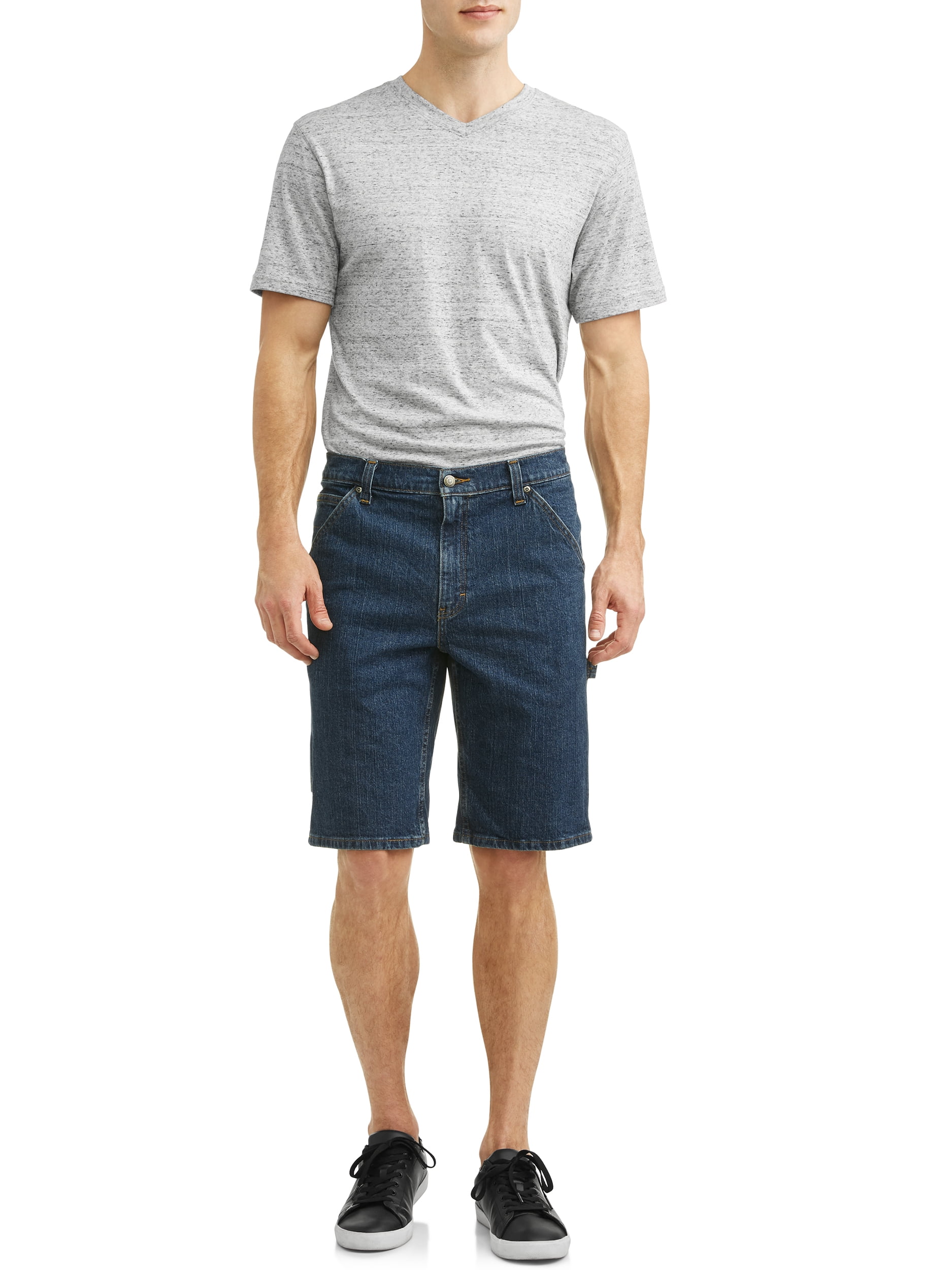 George Men's & Big Men's Relaxed Fit 100% Cotton 10.5" Carpenter Shorts, Size 30-46
