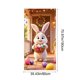 thumbnail image 3 of CaiYueKe Easter Door Cover Curtain Decoration for Spring Holiday Party, Bunny Egg Themed Hanging Door Banner Wall Decor, Festive Home Indoor Outdoor Welcome Sign with Religious Cross Pattern, 3 of 7