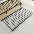 thumbnail image 5 of Twin Size Metal Daybed Frame with Trundle, Day Beds with Pullout Trundle, Platform Sofa Bed with Metal Slat Support for Living Room Guest Room,No Box Spring Needed, Black, 5 of 8