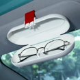 thumbnail image 5 of Estuche de almacenamiento de gafas para visera solar de coche para el modelo 3 Y S X 2014 - 2021 Accesorios de caja de soporte para sol Blanco, 5 of 5