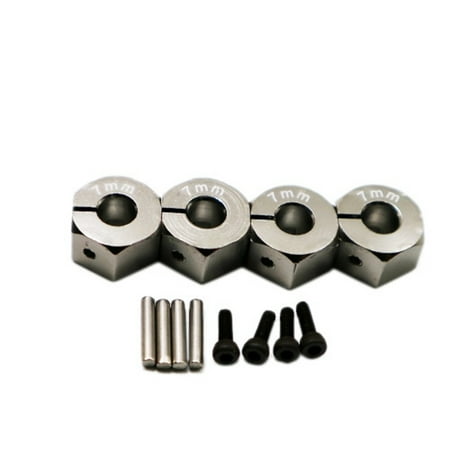 

Alloy Hexagon Wheel Set Rc Model Car Set Screws 1:10 Titanium