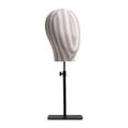thumbnail image 1 of Soporte para cabeza de maniquí Soporte para exhibición de cabeza de maniquí con base Fácil de usar Ajustable Raya negra, 1 of 9