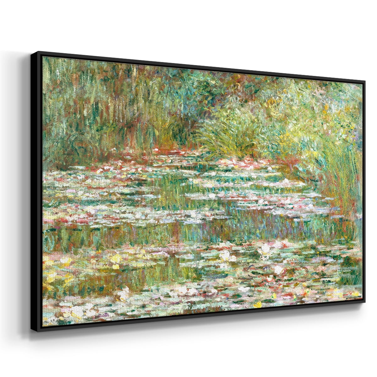 Vintage Landscape-CCXLI By Wexford Home Framed in Black Wood Gallery Wrapped Canvas 27 in. x 41 in.