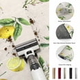 thumbnail image 6 of Summer Fruit 3FT Round Area Rugs Watercolor Yellow Lemon Rustic Farmhouse Leaves Soft Small Round Rug Non-Slip, Ultra-Thin Indoor Circle Carpet for Bedroom Entryway Kitchen Bathroom, 6 of 9