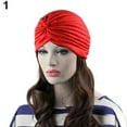 thumbnail image 3 of Flmtop Mode Femmes Style Indien Turban Plissé Extensible Chapeau Bandeau, 3 of 7