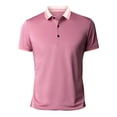 thumbnail image 3 of Sngxgn Men's Slim Fit Short Sleeve Polo T-Shirt(Red,XXL), 3 of 8