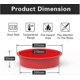 thumbnail image 2 of Silicone Cake Tins For Baking, 2 Pcs 8 Inch Round Cake Tin, 2 of 5