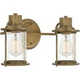 thumbnail image 3 of 2 Light Medium Bath Vanity In Transitional Style 15 Inches Wide By 8.5 Inches High Quoizel Lighting Rig8615ws, 3 of 5
