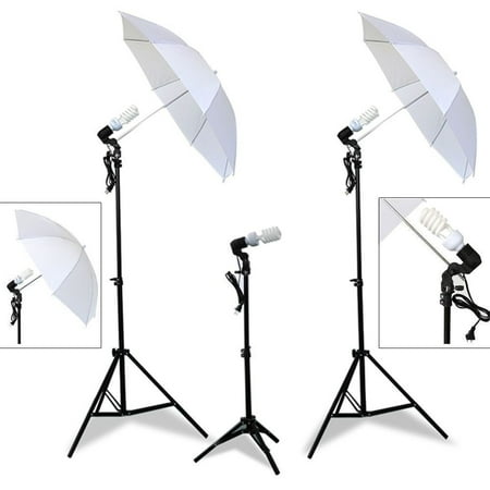 - Photo Studio Continuous Lighting One Umbrella Lamp Photography Stand Kit