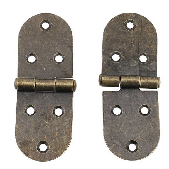 10 Sets 180 Degree Folding Hinges Heavy Duty Retro Flip Top Hinge for Sewing Table Furniture