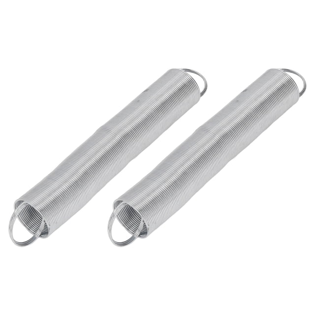 2pcs Electric Fence Spring Gates Self Closing Outdoor Gates, Stainless Steel 16 Feet Tension Livestock Fence Spring Automatic Gate Hardware For Pasture