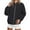 Black, variant on Women's Flying Casual Jacket Top with Aviation Inspired Design for Everyday Comfort and Stylish Outerwear XXL Size Black
