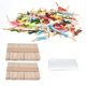 thumbnail image 1 of Bolsa De Golosinas Para Piruletas, Bolsa De Dulces, Palos De Madera Seguros, Pajaritas Para Bodas, Fiestas, Panaderías Cergrey 8x12cm, 1 of 8
