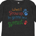 thumbnail image 4 of Inktastic Gymnast Future Boys or Girls Long Sleeve Toddler T-Shirt, 4 of 5