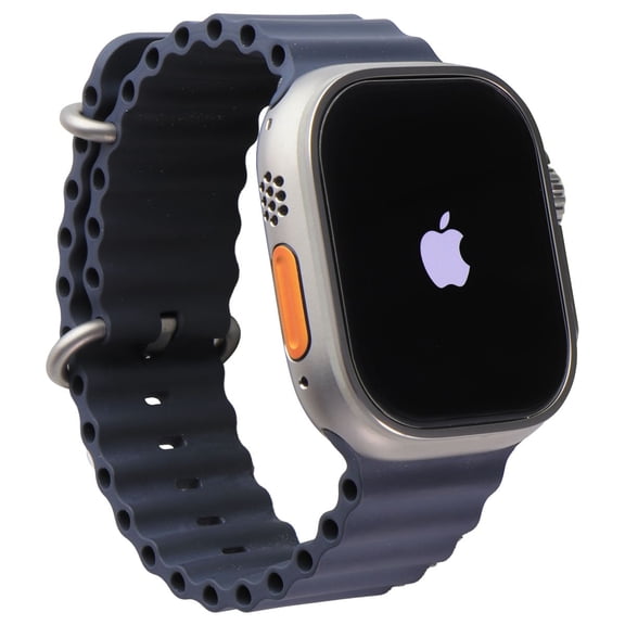 Pre-Owned Apple Watch Ultra 49mm Titanium A2622 GPS   LTE - Midnight Ocean Band, One Size