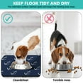 thumbnail image 4 of Beach Beacon Nautical Summer Dog Food Mat – Coastal Marine Pet Feeding Mat 16x24, Non-Slip, Absorbent, Quick Dry, Waterproof, Easy Clean, 4 of 6
