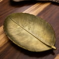 thumbnail image 6 of Nearly Natural 16in. Gold Leaf Decorative Accent Tray, 6 of 9