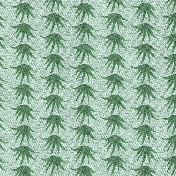 Ahgly Company Machine Washable Indoor Square Transitional Fall Forest Green Area Rugs, 5' Square