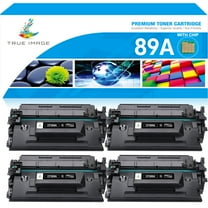 True Image Compatible Toner Cartridge with Chip for HP CF289A CF289X LaserJet Enterprise MFP M528dn M528f Flow MFP M528c M528z M507x M507n M507dn Printer Ink(Black 4-Pack)
