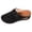 b-Black, variant on HEWUQI Clogs for Women Casual Closed Toe Comfortable Slip on Mules Cushioned Non Slip Platform Dress Shoes for Walking Work Business Travel b-Brown Size 6.5