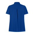 thumbnail image 3 of Harpily Shirts for Women Womens Summer Daily Casual V Neck Shirts Short Sleeve Tops Blouses Loose Fit Shirt, 3 of 4