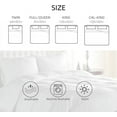 thumbnail image 5 of Royoliving Premium Heavyweight Goose Feathers Down Comforter King Size Thickened Solid White 100% Cotton Cover Down Proof Winter Duvet Insert with Corner Tabs, 70 Oz, 5 of 6