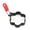 Red, variant on Hyasfey Stainless Steel Heart Shaped Egg Ring Mold Non-Stick Flower Star Pancake Omelette Molds for Frying Eggs Cooking Breakfast Sandwich Burger