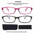 thumbnail image 6 of LANLANG 5-Pack Reading Glasses for Women, Blue Light Blocking Eyeglasses with 5 fashion colors, Spring Hinge, Anti Eyestrain, +2.25, 6 of 8