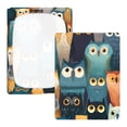 BZSMCE Soft Fitted Cotto for In Cartoon Owl Pattern 39*27/52*28in ...