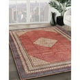 thumbnail image 2 of Ahgly Company Indoor Rectangle Traditional Fire Brick Red Medallion Area Rugs, 8' x 10', 2 of 6