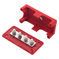 thumbnail image 2 of 2PCS 300A Bus Bar Heavy Duty Power Distribution Block Busbar Box with 4XM8 (5/16Inch) Terminal Studs for Car RV Boat, 2 of 9