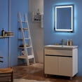 thumbnail image 2 of Square Touch LED Bathroom Mirror, Tricolor Dimming Lights-32*24", 2 of 17