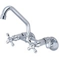 thumbnail image 1 of Premium 2PM440 9.25 in. Two Handle Wall Mount Faucet - Polished Chrome, 1 of 1