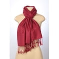 thumbnail image 4 of Fashion Women's Scarf Lightweight Long Scarfs Luxury Lady Classic Range Pashmina Silk Solid colors Wraps Shawl Stole Soft Warm Scarves For Women, 4 of 6
