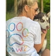 thumbnail image 4 of Pawz Rainbow Classic White V-Neck Tee, 4 of 4