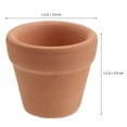 thumbnail image 2 of 10Pcs 3x3cm Small Mini Terracotta Pot Clay Ceramic Pottery Planter Cactus Flower Pots Succulent Nursery Pots Great, 2 of 6
