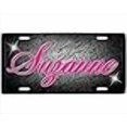 thumbnail image 2 of onestopairbrushshop Personalized Front Novelty Car Tag Sign, 2 of 4