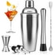 thumbnail image 1 of Cocktail Shaker Set Bartender Kit, 25oz Martini Mixer with Built-In Strainer for Professional and Beginner Bartenders - Jigger, Muddler, Stirring Spoo, 1 of 5