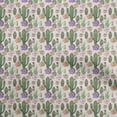 thumbnail image 1 of oneOone Rayon Green Fabric Cactus Sewing Craft Projects Fabric Prints By Yard 56 Inch Wide, 1 of 5